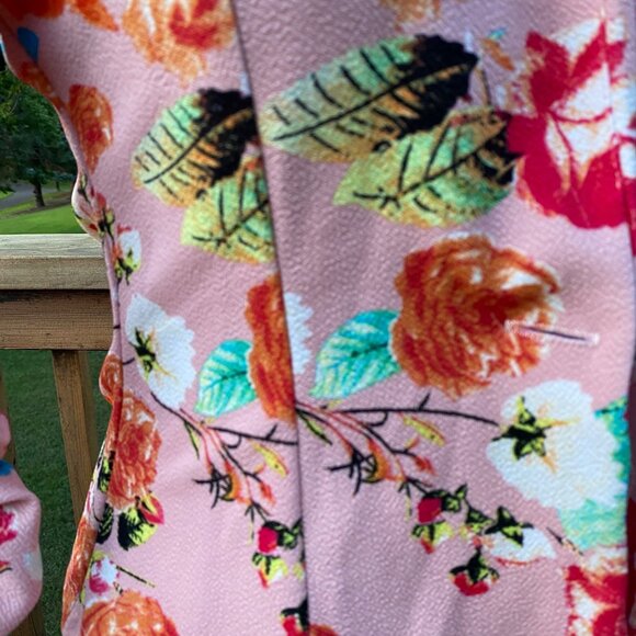 Rainbow Women's Floral Long Sleeve Blouse Blazer - Size S - Picture 8 of 15